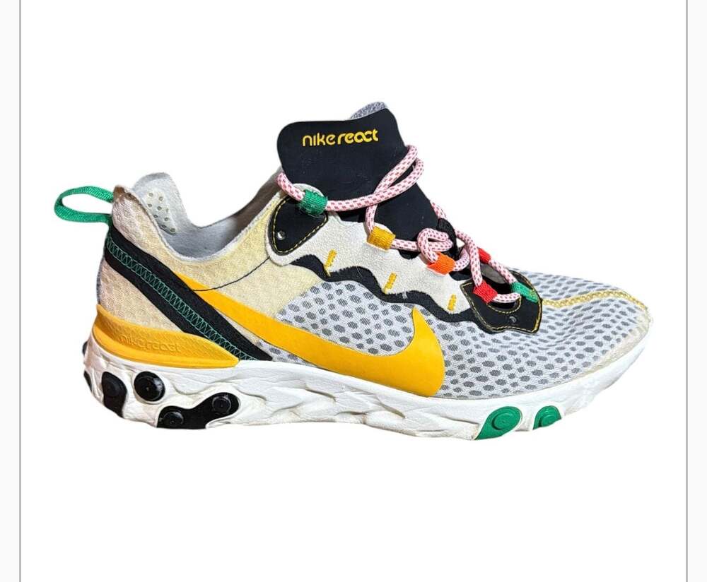 Nike React Element 55 'Sunburst' Running Shoes (CK9288-100)